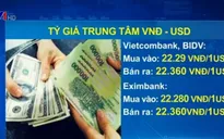 Tỷ giá trung tâm tăng thêm 11 VND