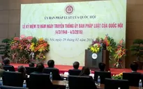 Ủy ban Pháp luật của Quốc hội kỷ niệm 70 năm ngày truyền thống
