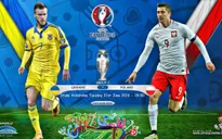 EURO 2016, Ba Lan – Ukraine: Chiến thắng để cạnh tranh ngôi đầu (23h00 trên VTV3 & VTV3HD)
