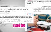 Doanh nghiệp và nỗi ám ảnh mang tên “giấy phép con”