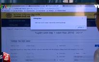 Gặp khó trong việc đăng ký trực tuyến vào lớp 1 tại nhiều trường ngoại thành Hà Nội