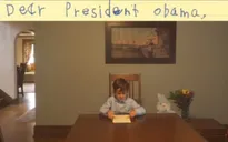 Xúc động bức thư em bé 6 tuổi gửi Tổng thống Obama