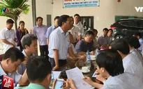 Đoàn công tác liên ngành đánh giá lại tình hình đền bù thiệt hại cho ngư dân