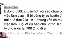 Những mánh lới lừa đảo tuyển dụng việc làm qua mạng