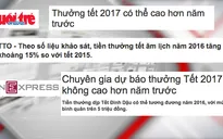 'Nín thở' chờ thưởng Tết Nguyên đán 2017