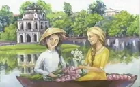 "Em vẽ Việt Nam. Em vẽ nước Nga"