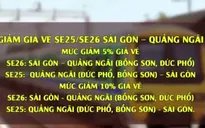Giá vé tàu Sài Gòn – Quảng Ngãi giảm 10%