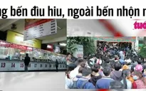 Bán vé xe Tết: Chỗ đìu hiu, nơi nhộn nhịp