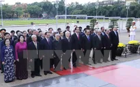 Lãnh đạo Đảng, Nhà nước viếng Chủ tịch Hồ Chí Minh