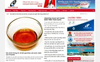 Vinastas cải chính thông tin kết quả khảo sát nước mắm