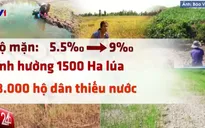 Vĩnh Long công bố thiên tai hạn, xâm nhập mặn