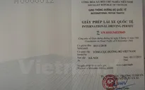 Hà Nội sẽ cấp giấy phép lái xe quốc tế từ ngày 1/3