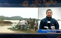 Vỡ đê Bắc Trạch ở Quảng Bình