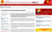 Văn phòng Chính phủ bị mạo danh