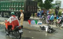 Hà Nội: Cán 1 người tử vong, tài xế xe bồn tháo chạy