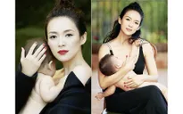 Chương Tử Di đẹp kiêu kì khi chụp cùng con gái