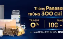 Mua Panasonic tại Điện máy Xanh, trúng ngay 300 chỉ vàng