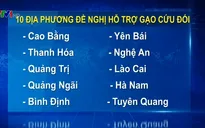10 tỉnh đề nghị hỗ trợ gạo cứu đói Tết Nguyên đán 2017