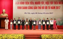 Vinh danh 10 công dân Thủ đô ưu tú năm 2017