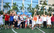 Đội bóng đá VTV vô địch Giải Press Cup 2017 khu vực Hà Nội