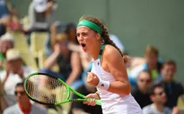 Vượt qua Bacsinszky, Ostapenko lần đầu dự chung kết Pháp mở rộng
