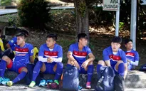 Buổi tập khó khăn của U22 Việt Nam