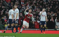 Arsenal 2-0 Tottenham: Thắng lợi thuyết phục của "Pháo thủ"