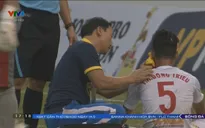 VIDEO: Đánh đầu mở tỷ số, Đông Triều gặp chấn thương
