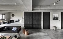 Căn hộ màu xám độc đáo của gia đình nữ tiếp viên hàng không