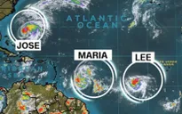 Bão cấp 5 Maria tiến sâu vào Caribe, đe dọa "hậu quả thảm khốc"