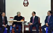 Chủ tịch nước chúc thọ nguyên Tổng Bí thư Đỗ Mười