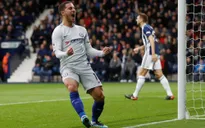 Thắng đậm West Brom, Chelsea tạm vươn lên ngôi nhì bảng