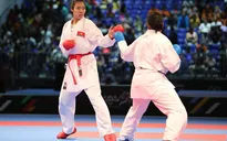 VIDEO SEA Games 29: Thu Hiền giành HCV Karatedo Kumite dưới 68 kg nữ
