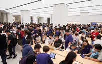 Apple Store tại châu Á nêm chặt người ngày khai trương