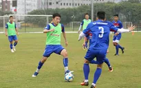 ĐT Việt Nam rèn thi đấu đối kháng và đá phạt