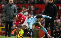 ẢNH: Những khoảnh khắc ấn tượng trận derby Manchester, Man Utd 1-2 Man City