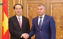 Chủ tịch nước Trần Đại Quang hội kiến Chủ tịch Duma Quốc gia Nga