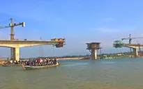 Quảng Nam: Chuẩn bị khánh thành cầu vượt sông Thu Bồn