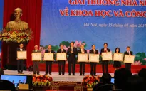 16 công trình nhận Giải thưởng Hồ Chí Minh, Giải thưởng Nhà nước về khoa học và công nghệ