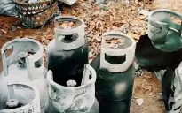 Hiểm họa bình gas bị cắt tai mài vỏ