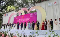 Xúc động đám cưới tập thể của 36 cặp đôi ở Thủ đô