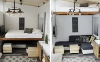 Căn nhà tí hon với đồ đạc được thiết kế cực thông minh