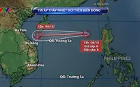 Áp thấp nhiệt đới: Khu vực Thanh Hóa - Quảng Ngãi có mưa lớn diện rộng