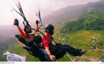 Khai mạc lễ hội dù bay trong mùa hoa Tam giác mạch