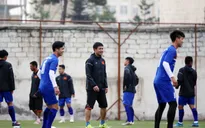 ĐT Việt Nam thích nghi tốt với với mặt sân nhân tạo tại Tajkistan