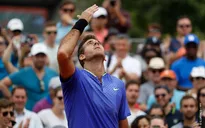 Del Potro thắng trận đầu tiên tại Pháp mở rộng sau 5 năm vắng mặt