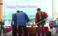 Tái hiện lễ giã bánh dày đón năm mới của người Nhật tại Hà Nội