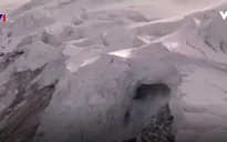 Lở sông băng trên dãy núi Alps