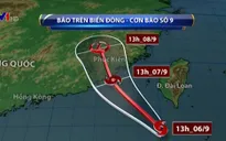 Bão số 9 gây gió giật cấp 10 ở Biển Đông