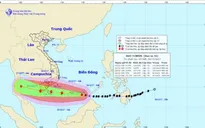 Đêm mai (25/12), bão Tembin sẽ đổ bộ vào Bà Rịa Vũng Tàu - Cà Mau